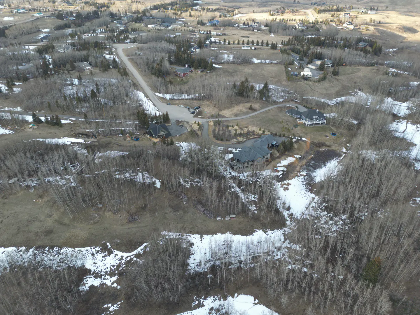 Bearspaw aerial view from a past Real Estate Partners property shoot