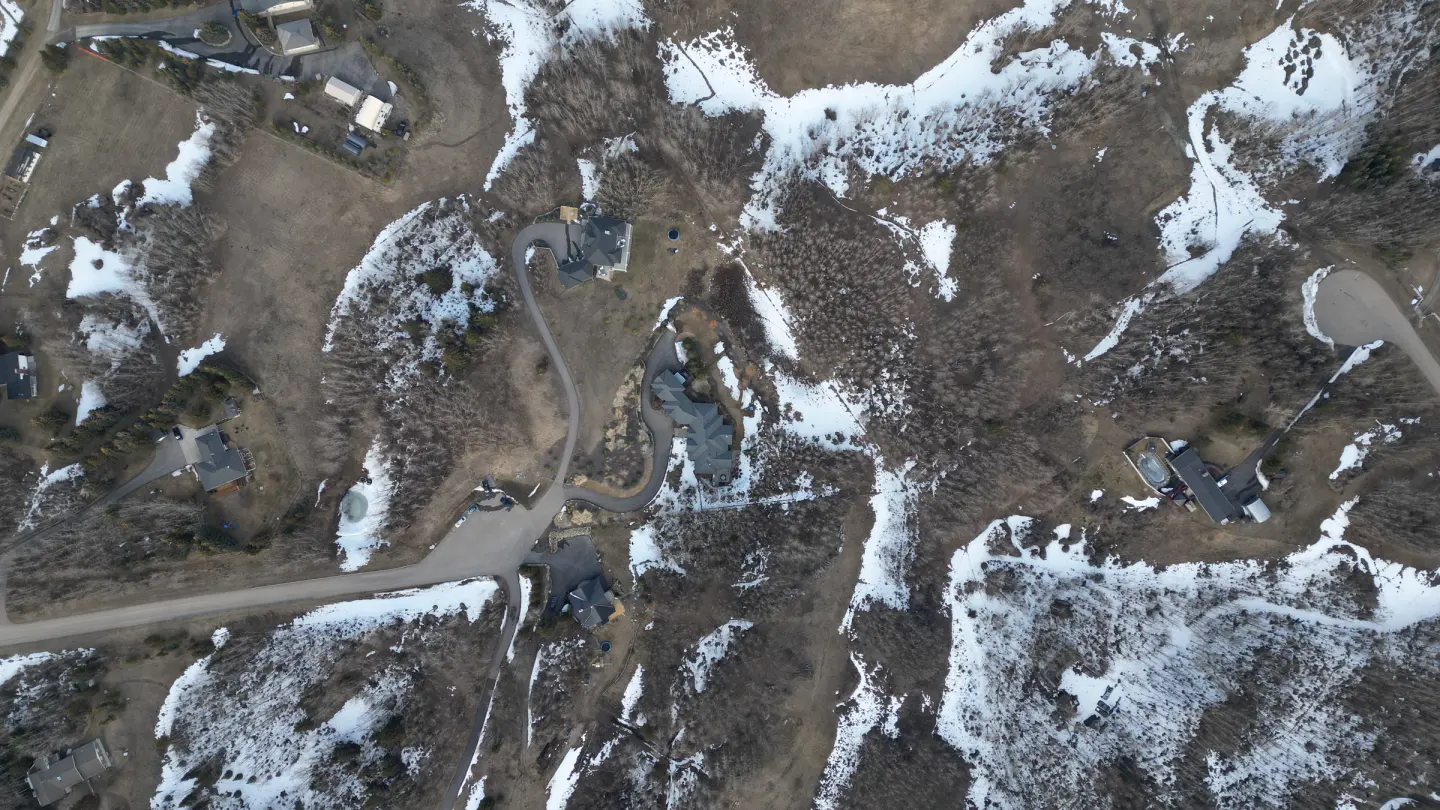 Bearspaw aerial view from a past Real Estate Partners property shoot